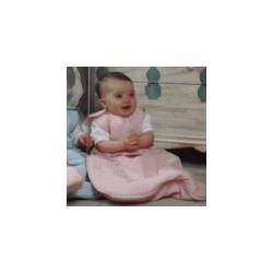 Pink Quilted Gingham Baby Sleepsack