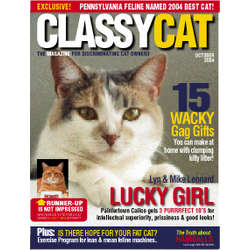 Personalized Cat Magazine Label