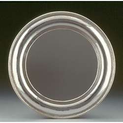 Silver Plate Mirror with Non-Bevel Glass