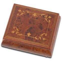 Arabesque Hand Inlaid Musical Jewelry Box