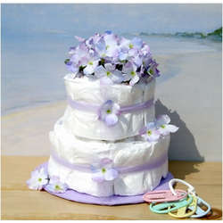 Diaper Cake Gift Basket