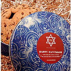 Happy Hanukkah Gourmet Cookie Gift Tin