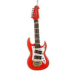 Electric Guitar Personalized Christmas Ornament