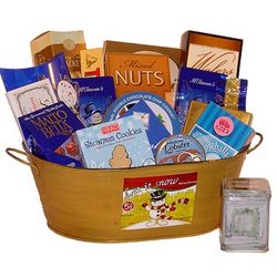 Let It Snow Christmas Gift Basket