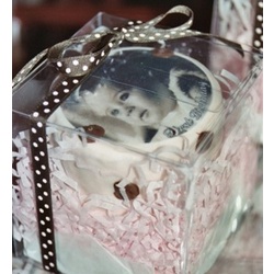 3" Mini Photo Cake Boxed Favors