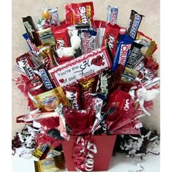 You're the Heart of Our Family Candy Bouquet