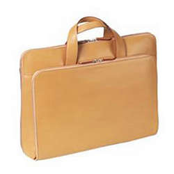 Lodis Audrey Leather Slim Triangle Briefcase