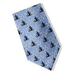 Caffeine Molecules Silk Tie