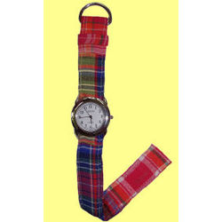 Bright Madras Patchwork Ribbon Style Watch