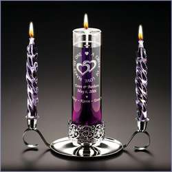 Oil Wedding Unity Candle Set