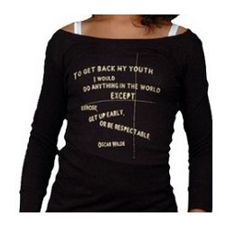 Oscar Wilde Quote Youth T-Shirt