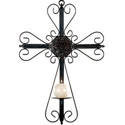 Cross Wall Candleholder