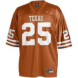 Nike Texas Longhorns #25 Replica Football Jersey