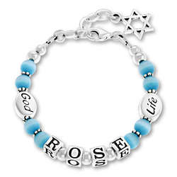Sterling Silver Custom Religious Message Bracelet