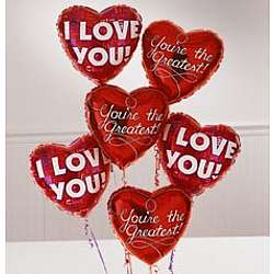 Air-Rangement� Half Dozen Romance Mylars